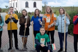Активисты Минского района приняли участие в благотворительной акции «Восстановление Святынь Беларуси»