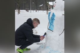 Районный фестиваль снежных фигур «Снеговик-фест»
