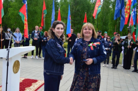 На территории Аллеи воинской славы в Марьиной Горке состоялось торжественное открытие третьего трудового семестра Минской области «Трудовое лето-2023»