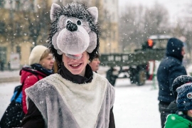 Шествие Дедов Морозов и Снегурочек состоялось 28 декабря в Борисове
