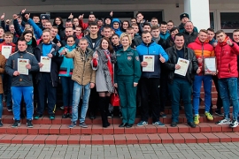 Областной слет молодежных отрядов охраны правопорядка прошел в Борисове