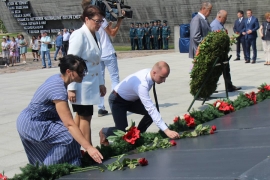 Молодежь Минщины приняла участие в проекте «Мы помним»