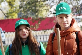 В рамках движения «Доброе сердце» ребята из волонтерского отряда СШ №13 «Шаг навстречу» побывали сегодня в ЦКРОР